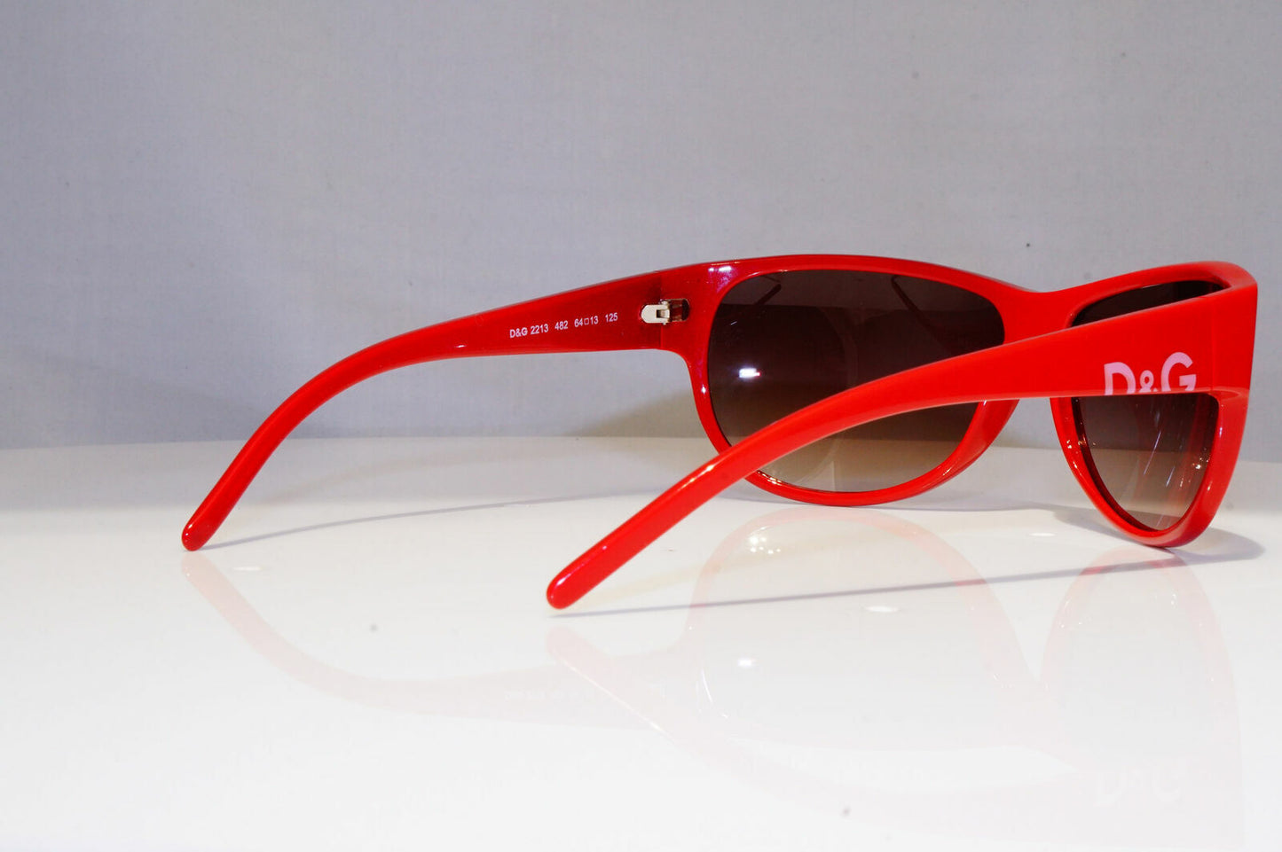 Dolce & Gabbana Vintage Sunglasses Mens Womens Red Square D&G 2213 482 290122