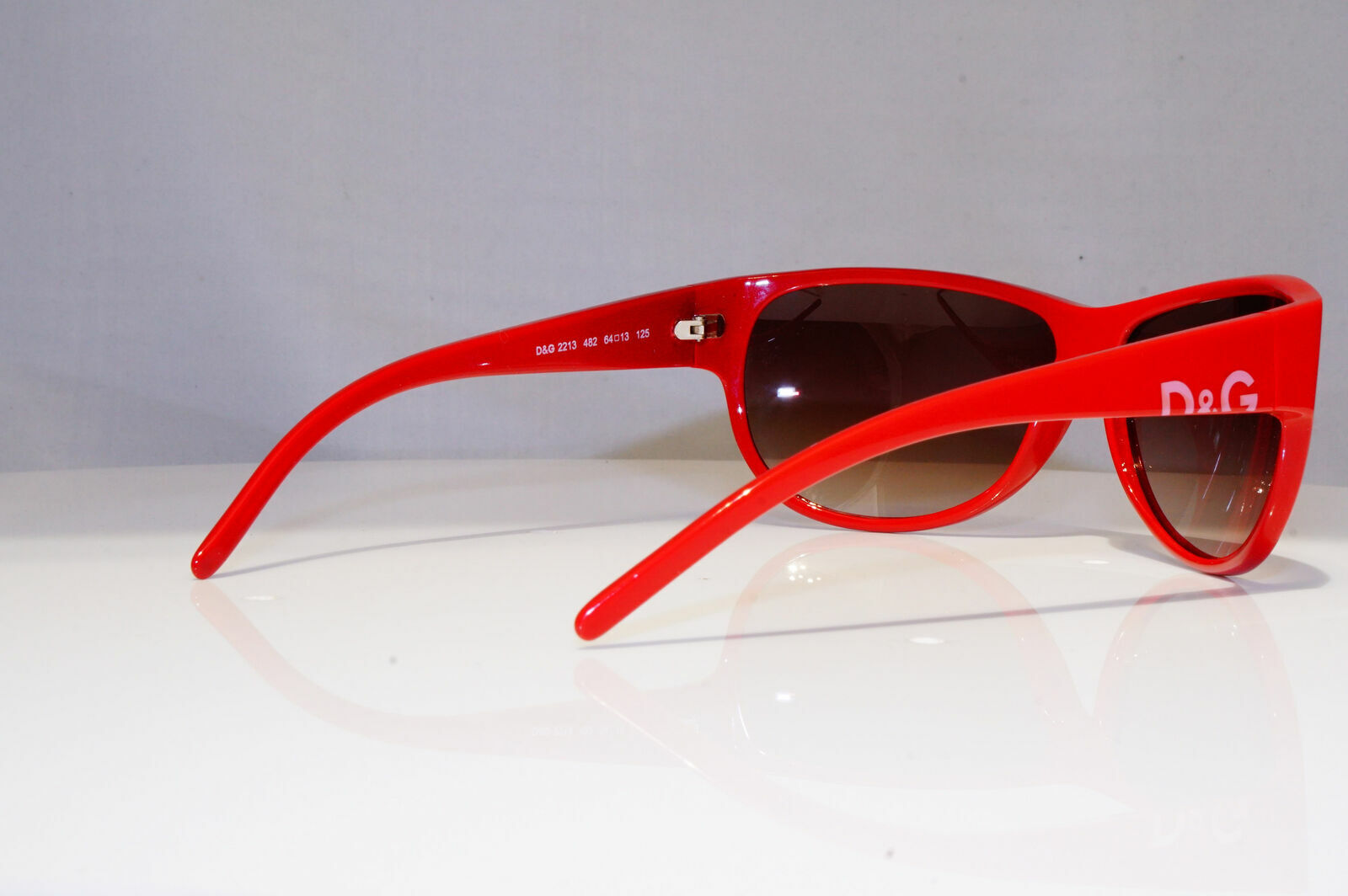 Dolce & Gabbana Vintage Sunglasses Mens Womens Red Square D&G 2213 482 290122