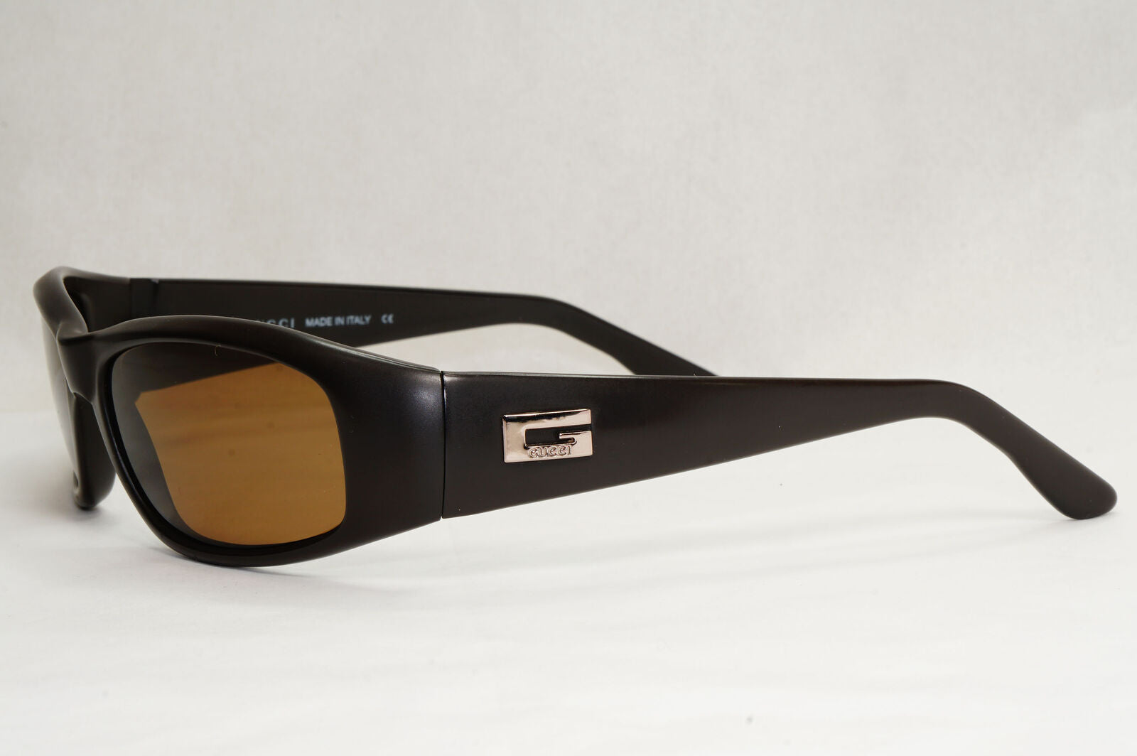 Gucci Sunglasses 1998 Vintage Dark Brown Wrap Retro GG 1178/S 8VC 130224