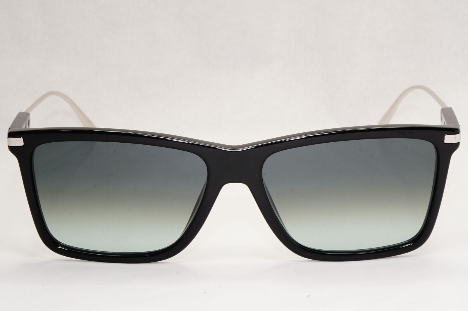 Prada Sunglasses Glass Lens Black Silver Grey Gradient PR01ZS SPR 01Z 1AB-06T