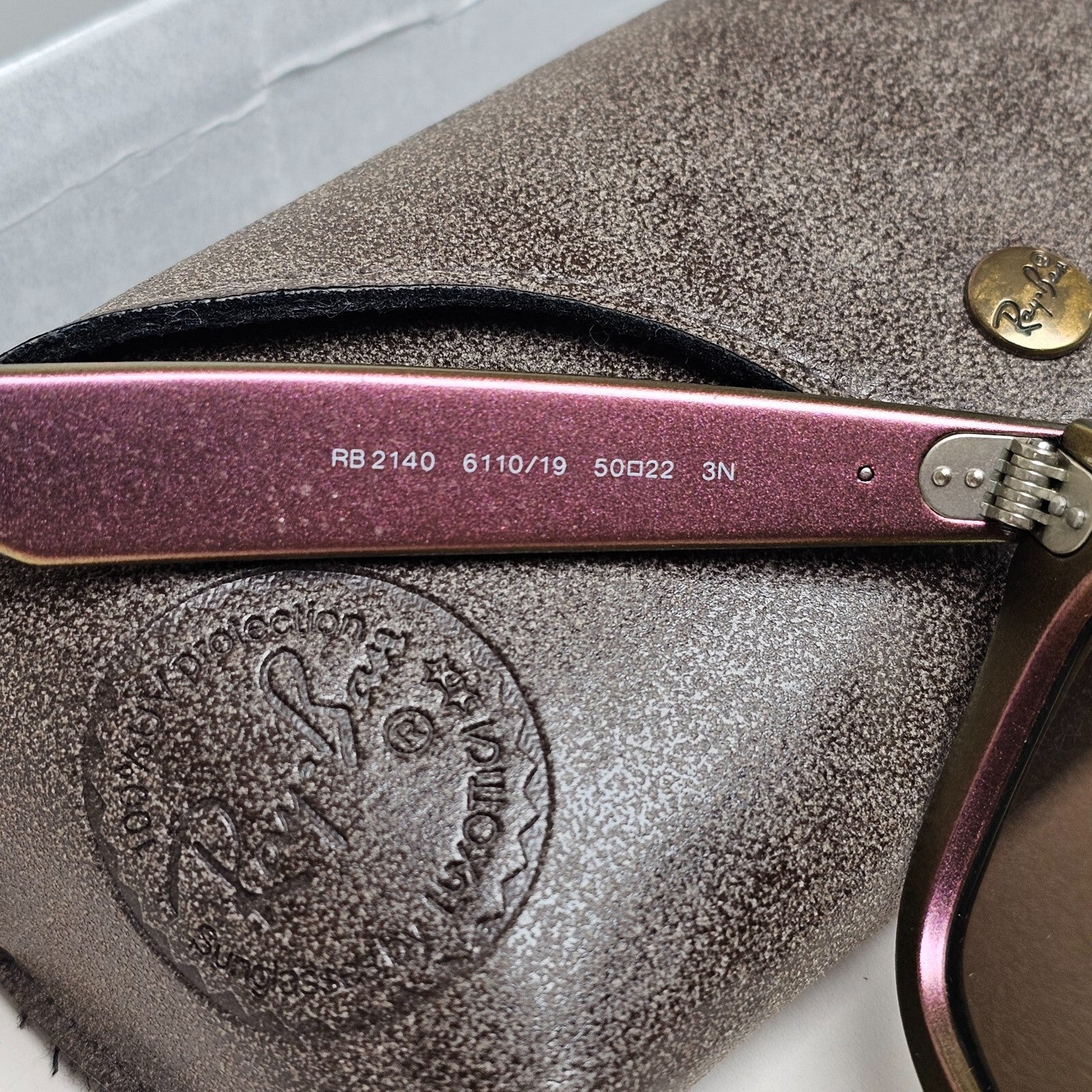 Ray-Ban Sunglasses Wayfarer Cosmo Jupiter Metallic Brown RB 2140 6110/19 200225