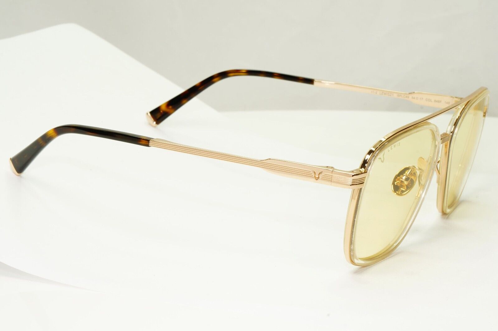 Police Lewis Hamilton F1 Sunglasses Gold Pilot Mirror Metal SPL C49 COL 846F