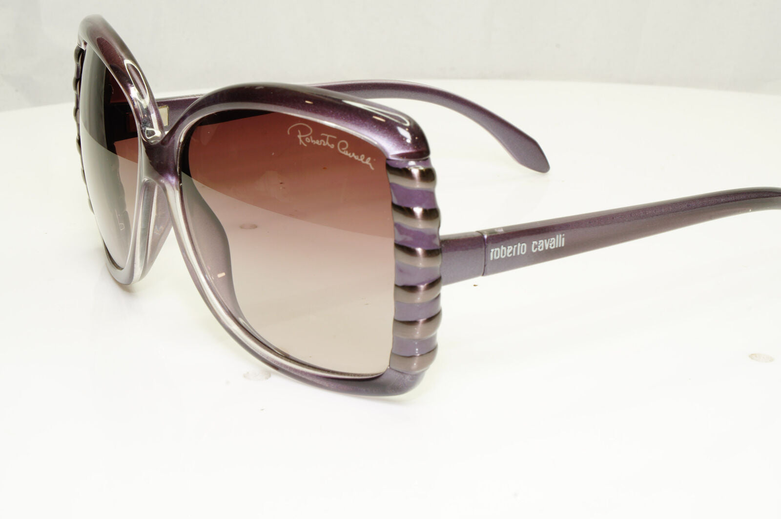 Authentic Roberto Cavalli Womens Vintage Sunglasses Violet Ginko 659 80Z 34784