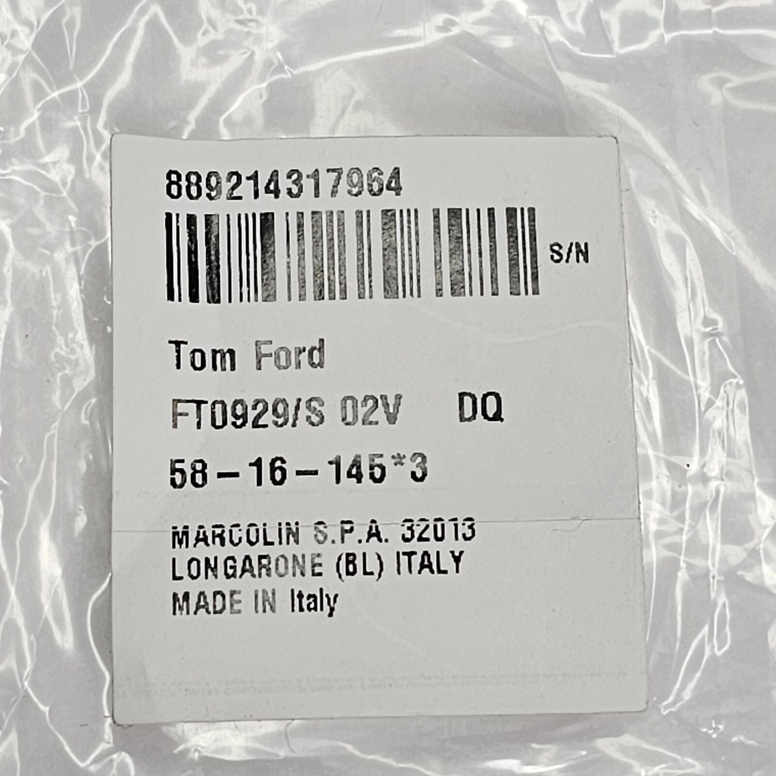 Tom Ford Sunglasses Marshall Black Blue Pilot FT0929 TF 929 Marshall 02V