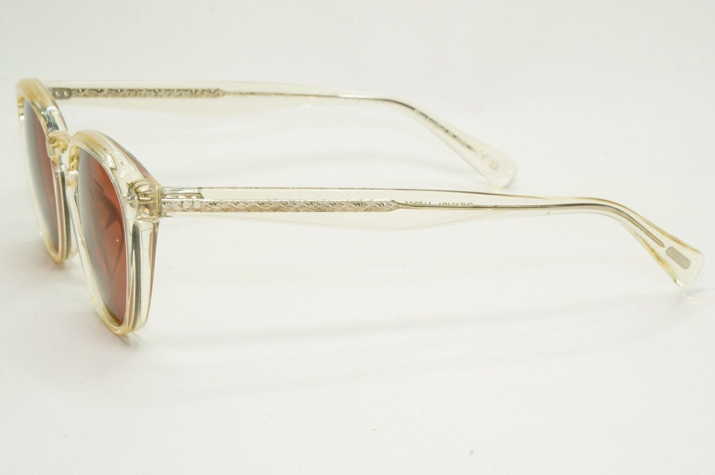 Oliver Peoples Desmon Sunglasses Transparent Yellow Bordo OV 5454SU 1692/C5 48mm