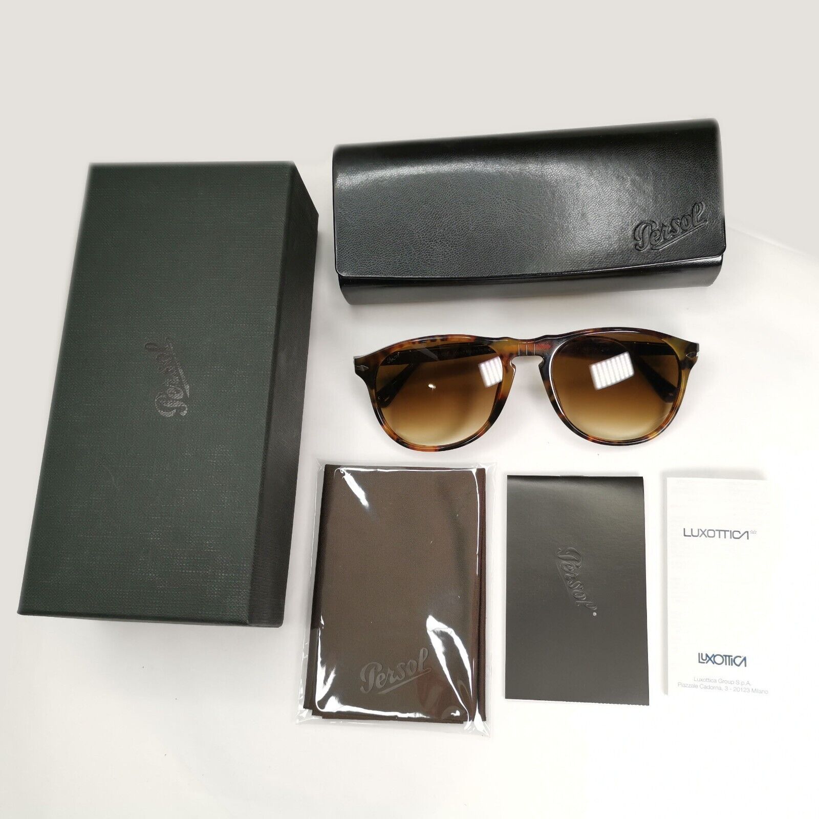 Persol Sunglasses 2016 Brown Tortoiseshell Gradient Square 6649-S 108/51 55mm