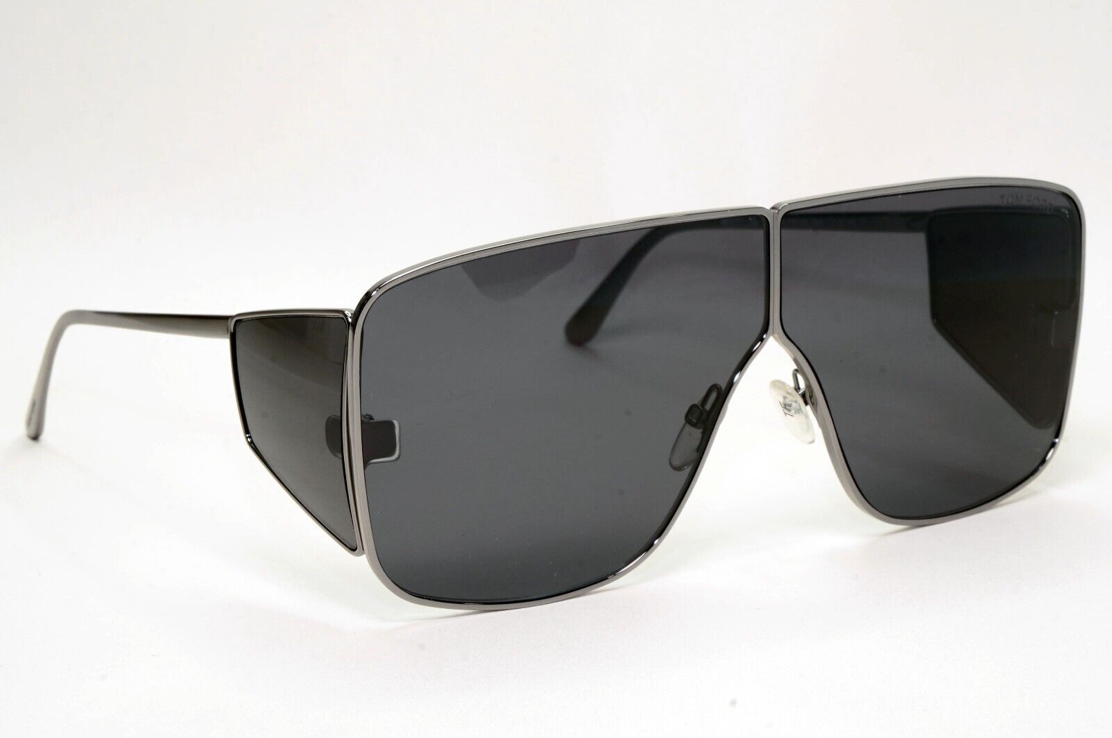 Tom Ford Sunglasses Spector Gunmetal Black Side Shields Metal FT0708 TF 708 08AA