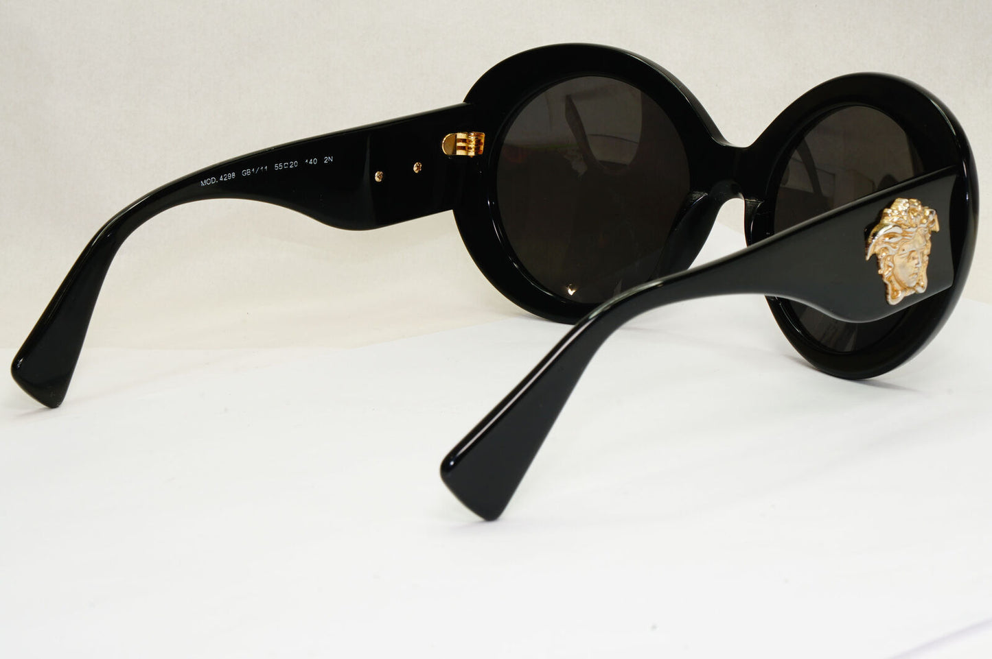 Versace Sunglasses Black Gold Large Medusa Oversized MOD VE 4298 GB1/11 180224