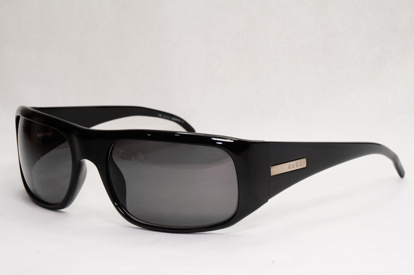 Gucci Sunglasses 1997 Black Vintage Wrap Retro Square GG 1430/N/S 584 130124