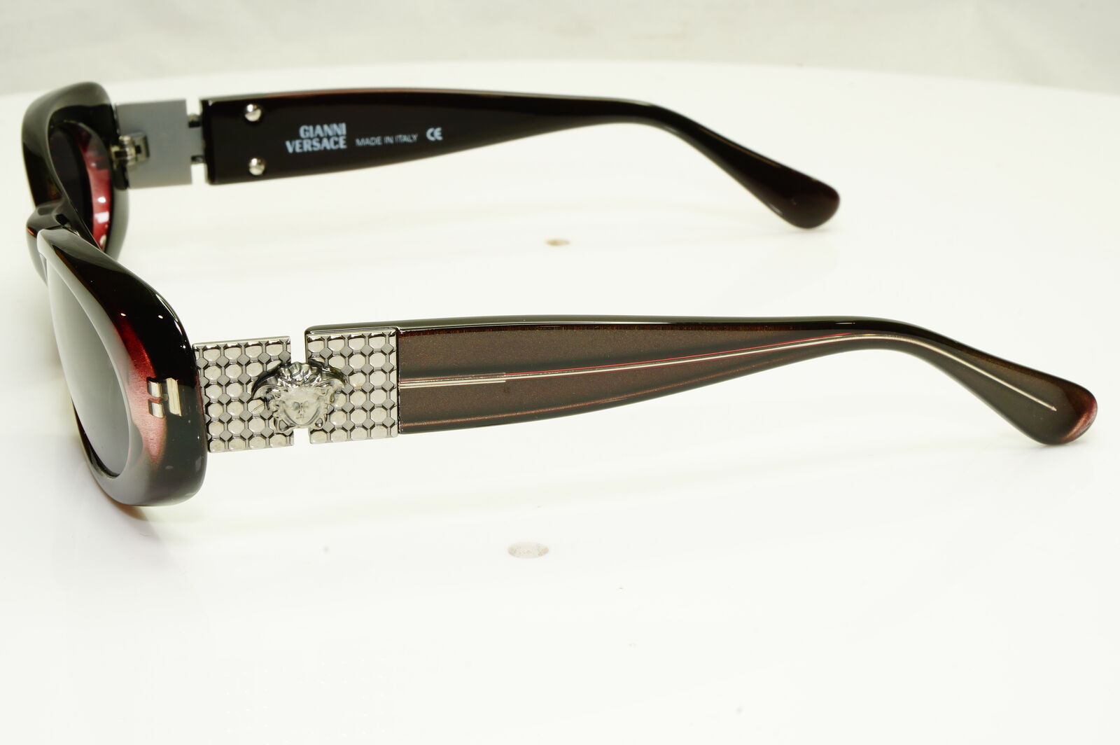 Gianni Versace 1996 Womens Vintage Medusa Sunglasses Brown MOD 248/M COL 348