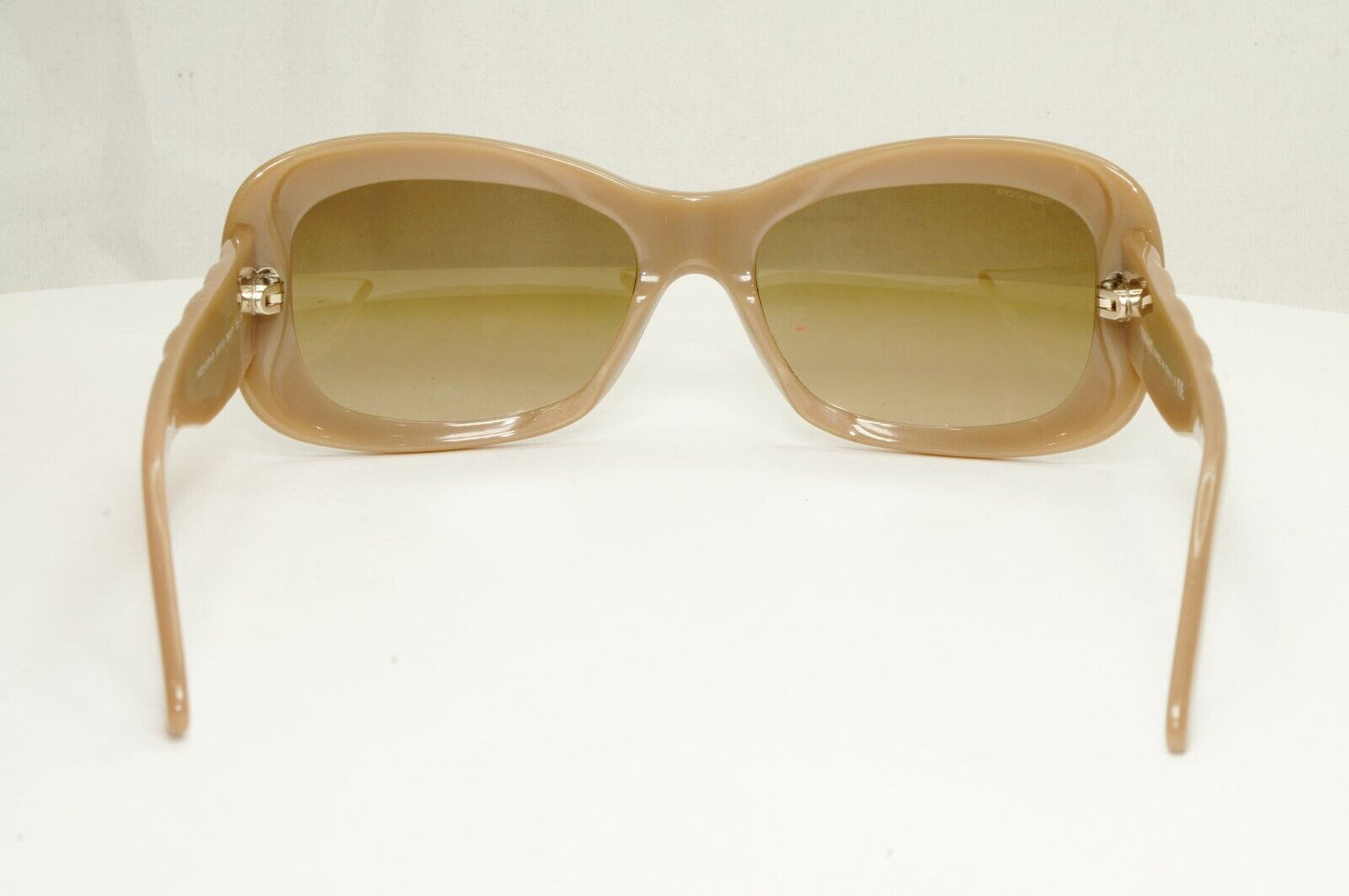 Versace Brown Square Sunglasses Womens Crystal Toffee MOD 4155-B 817/13 310122