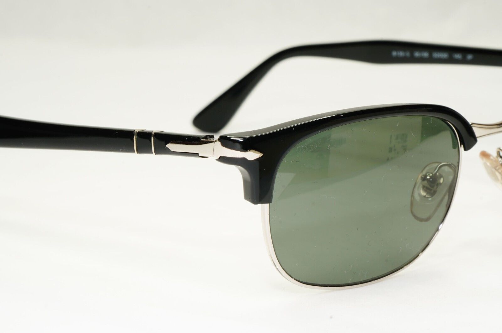 Persol Sunglasses 2015 Black Polarized Rectangle Grey Green 8139-S 95/58 52mm