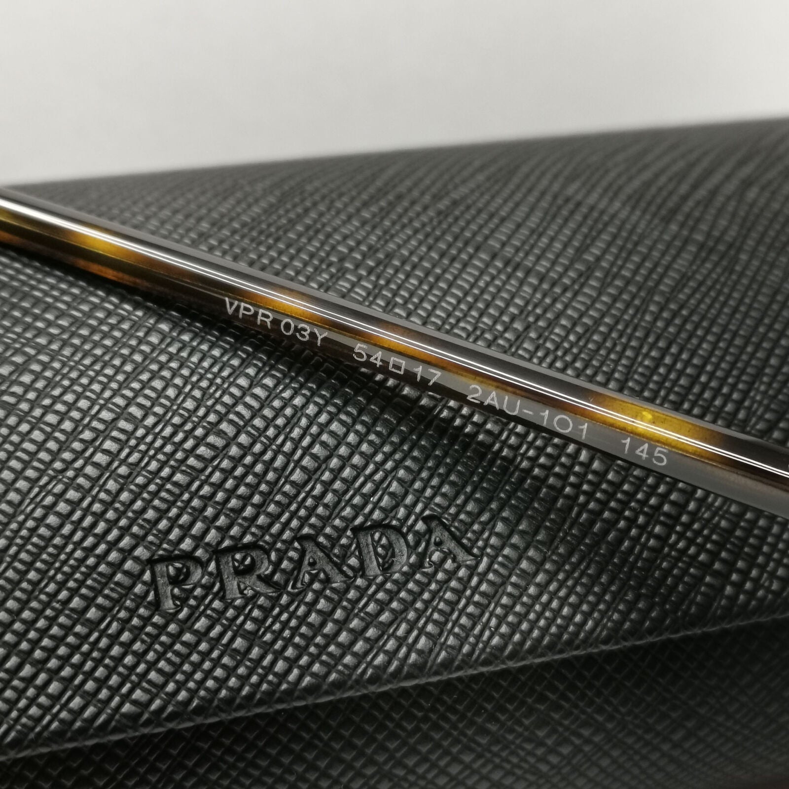 Prada Sunglasses Brown Havana Rectangle Tortoise PR03YV VPR 03Y 2AU-1O1 54mm