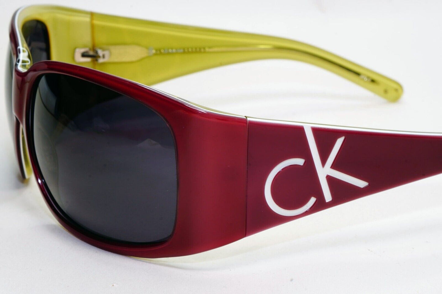 Calvin Klein Sunglasses 2005 Vintage Dark Red Black Unisex CK4066S 288 121124
