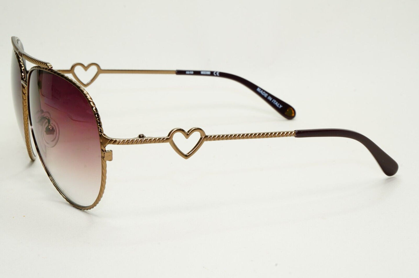 Moschino Sunglasses 2005 Vintage Pilot Bronze Brown Gradient MO538 04 101124