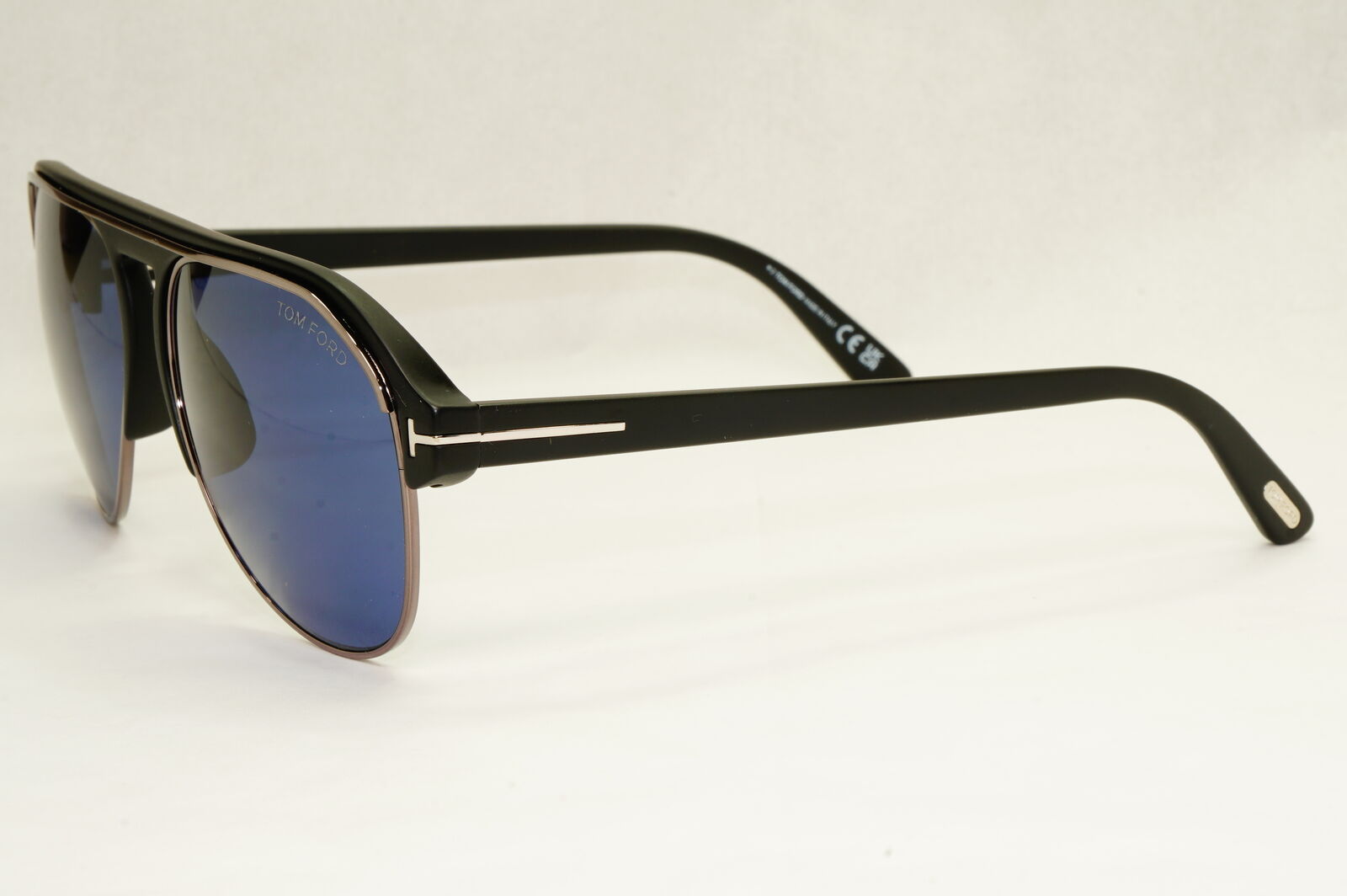 Tom Ford Sunglasses Marshall Black Blue Pilot FT0929 TF 929 Marshall 02V