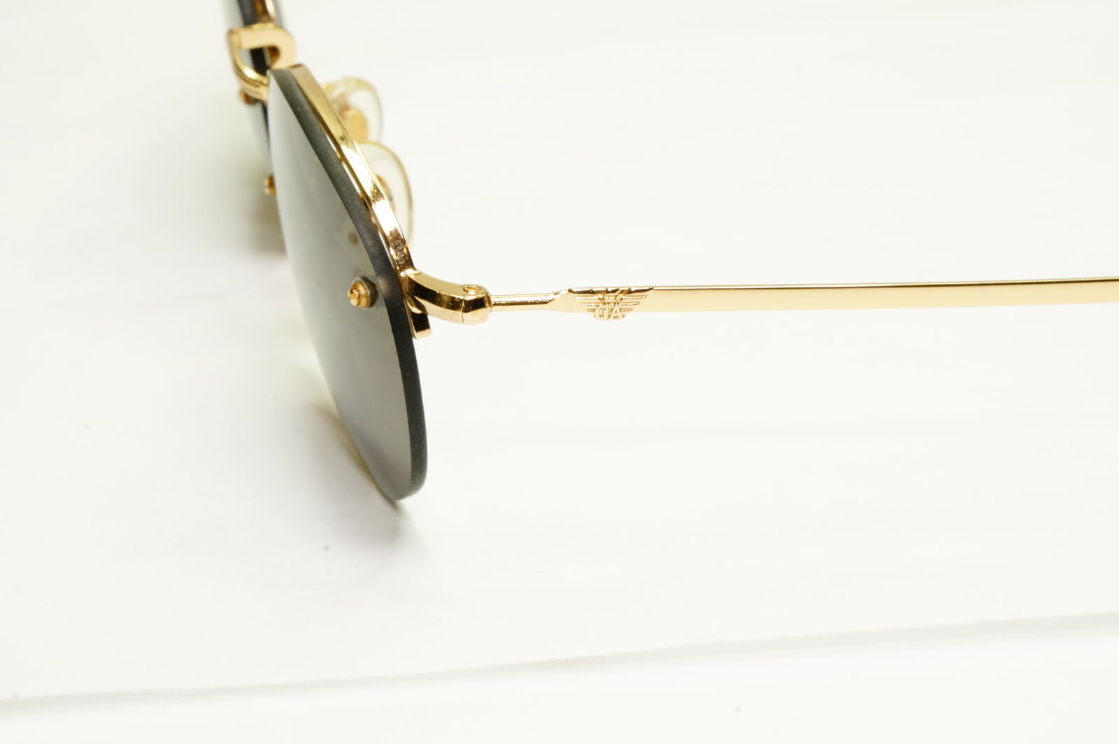Emporio Armani 1997 Vintage Sunglasses Mens Womens Gold Eagle 043 743