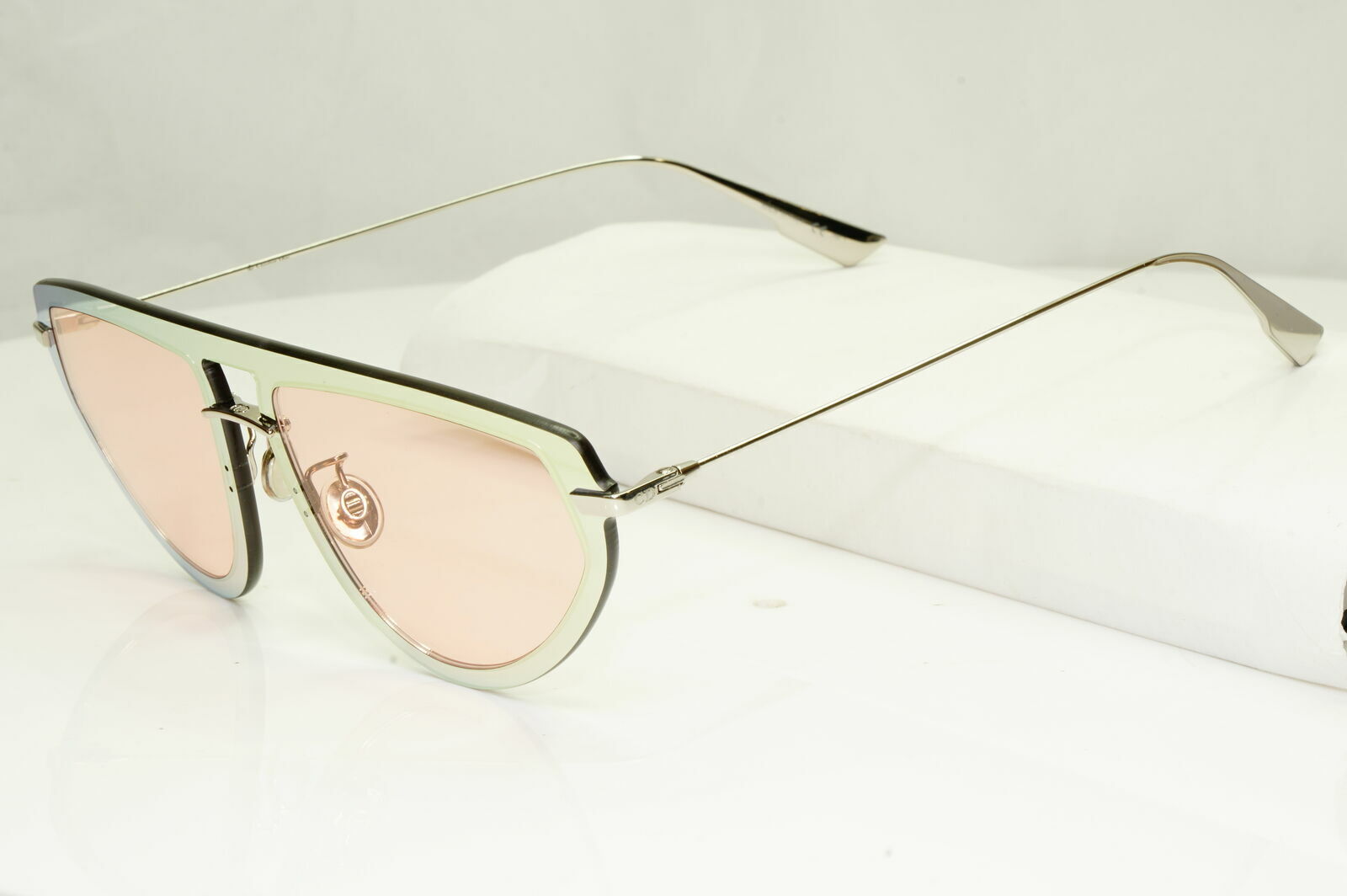 Dior Mirror Gold Orange Peach Pink Flat Womens Sunglasses Ultime 2 OFYJW