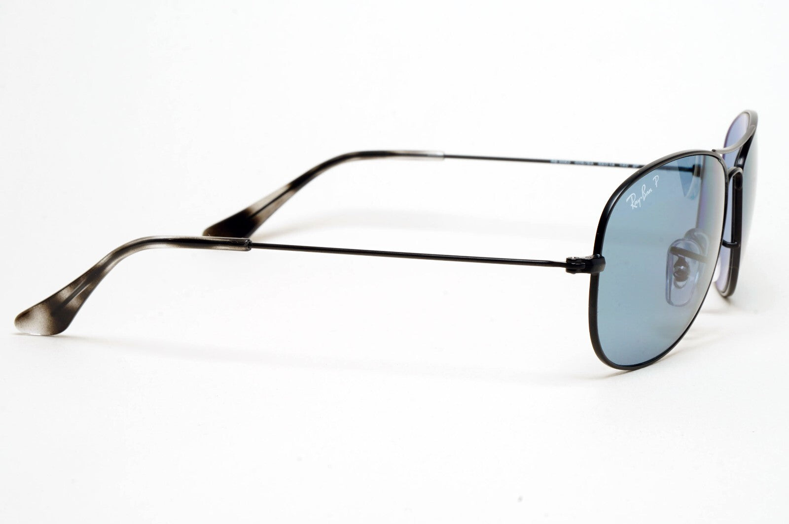 Ray-Ban Sunglasses Polarized Chromance Black Blue Pilot RB 3562 006/BA 59mm [b]
