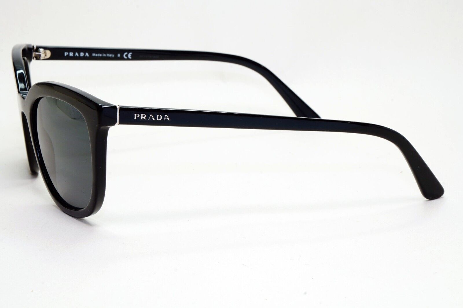 Prada Sunglasses 2020 Black Glosst Grey PR03XS SPR 03X 1AB-5S0 53mm 031124