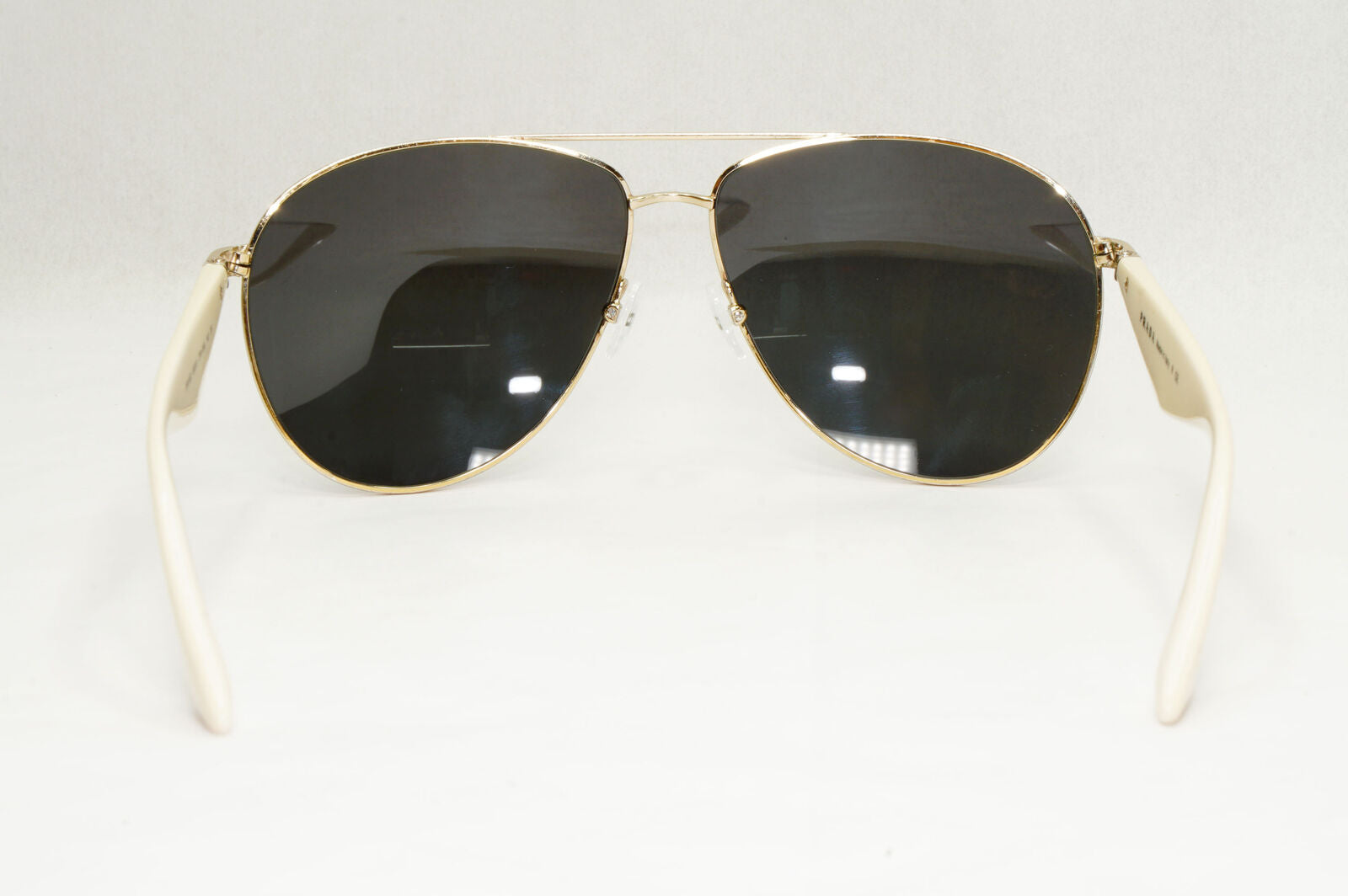 Prada Sunglasses Triangle Black White Pilot PR53QS SPR 53Q ZVN-0A6 60mm 151223