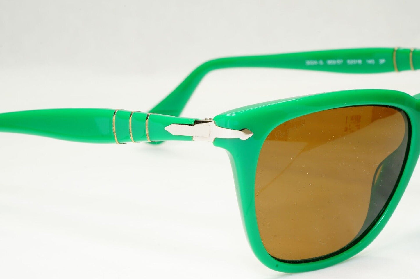 Persol Sunglasses 2012 Capri Polarized Green Brown Square 3024-S 959/57 52mm