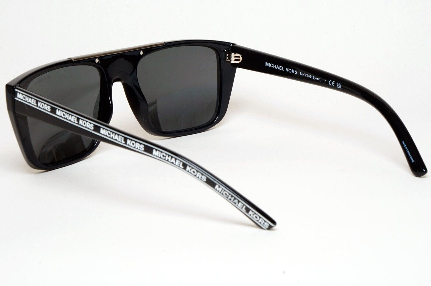 Michael Kors Sunglasses Black Suqare Monogram MK 2159 Byron 3005/87 55mm