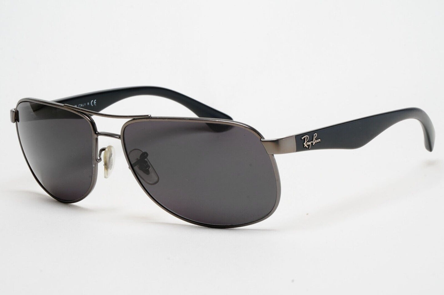 Ray-Ban Sunglasses with Custom Lenses Black Gunmetal Pilot RB 3502 029/71 211124