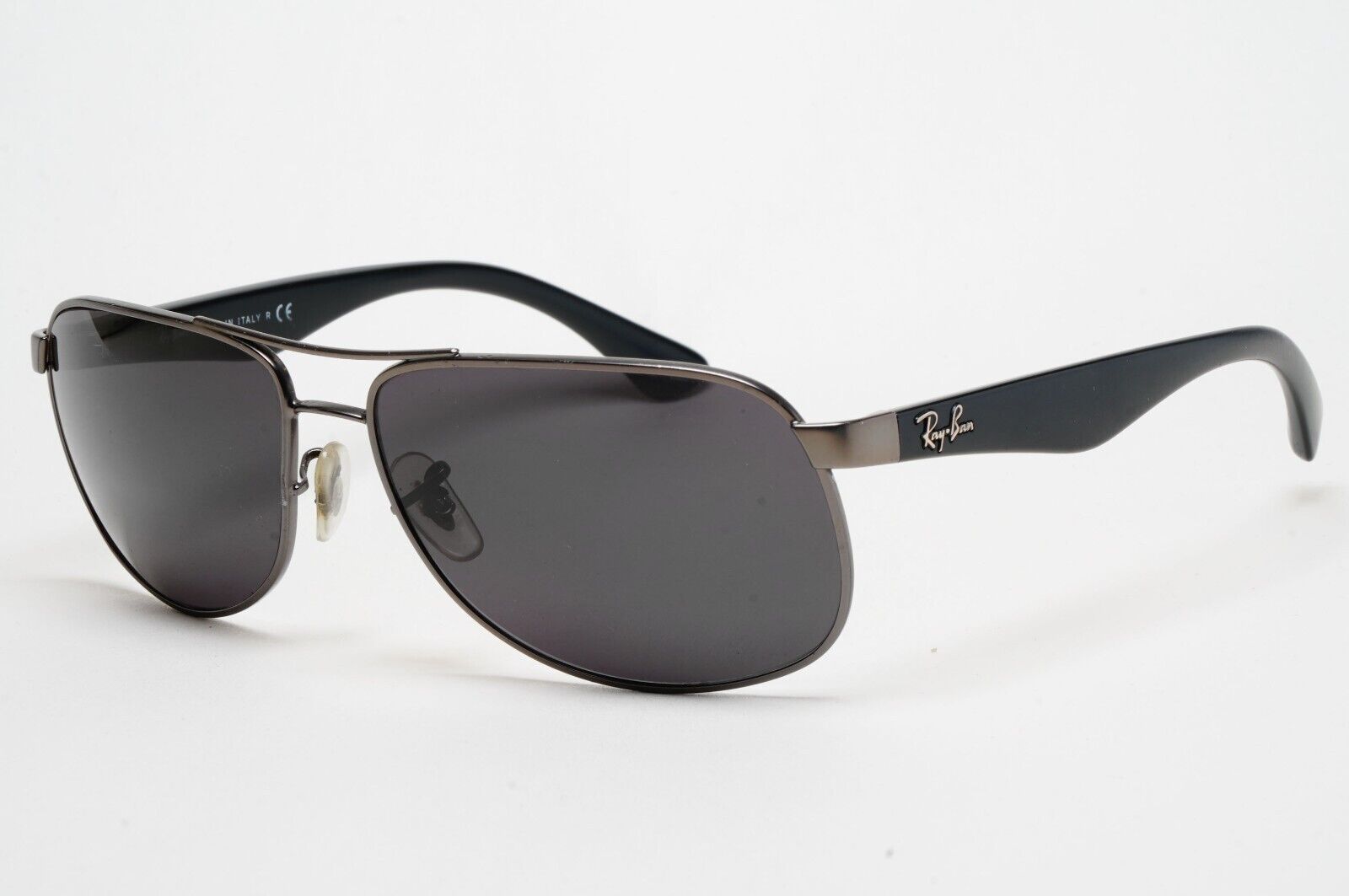 Ray-Ban Sunglasses with Custom Lenses Black Gunmetal Pilot RB 3502 029/71 211124