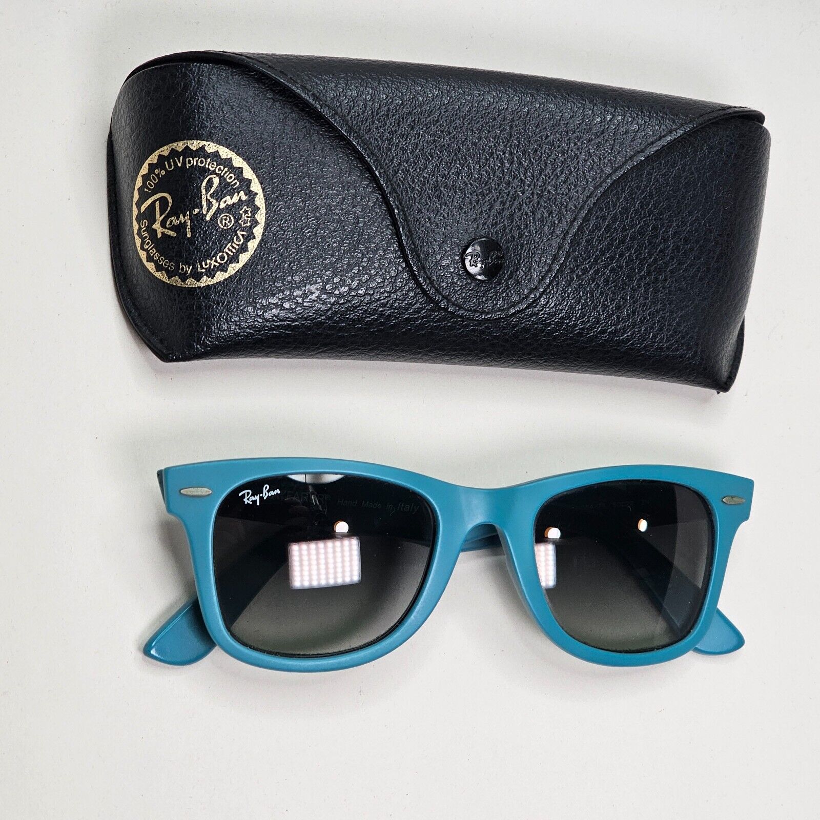 Ray-Ban Sunglasses 2012 Wayfarer Matte Turquiose Grey RB 2140 884/71 50mm 151024