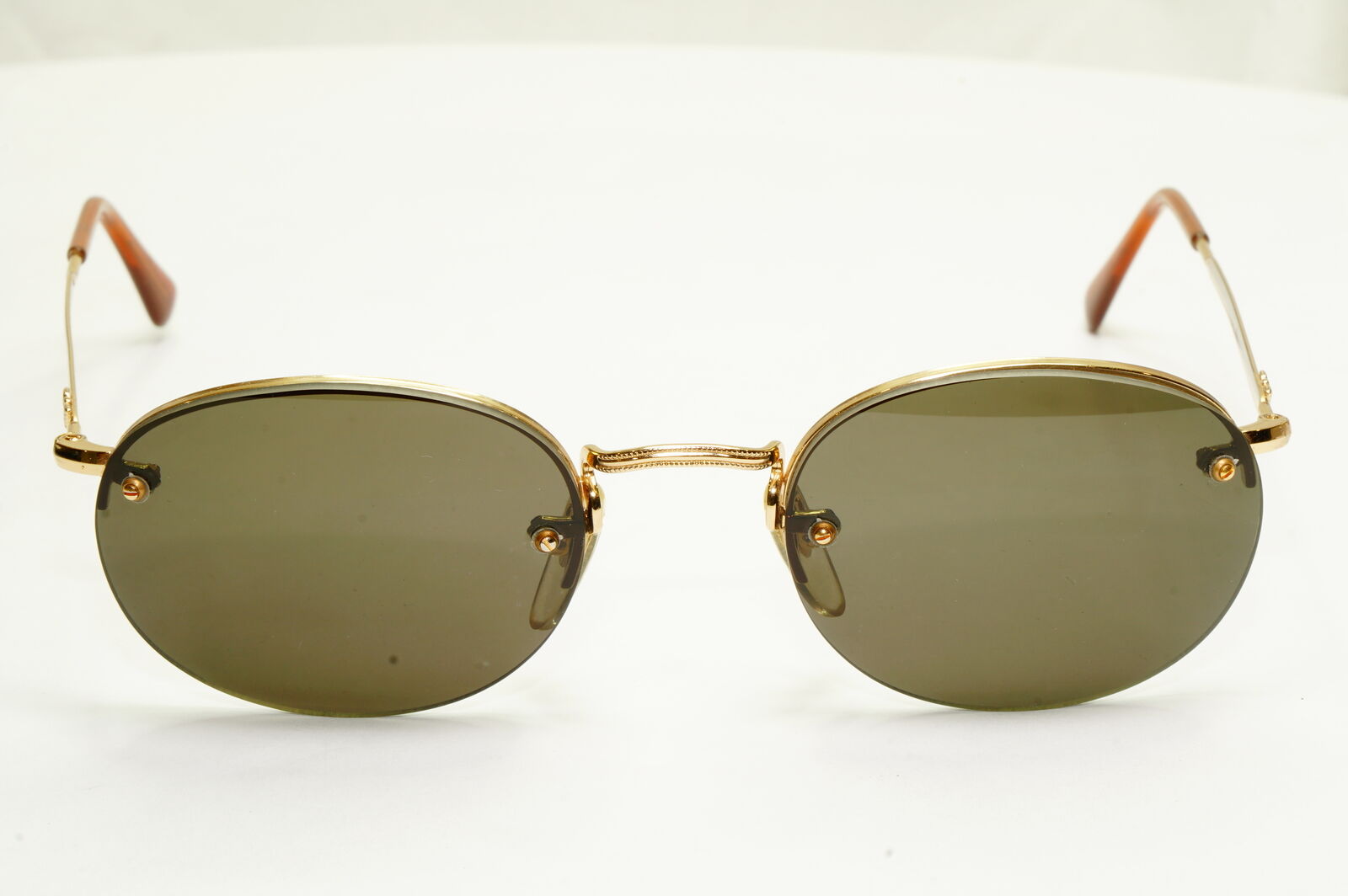 Emporio Armani 1997 Vintage Sunglasses Mens Womens Gold Eagle 043 743