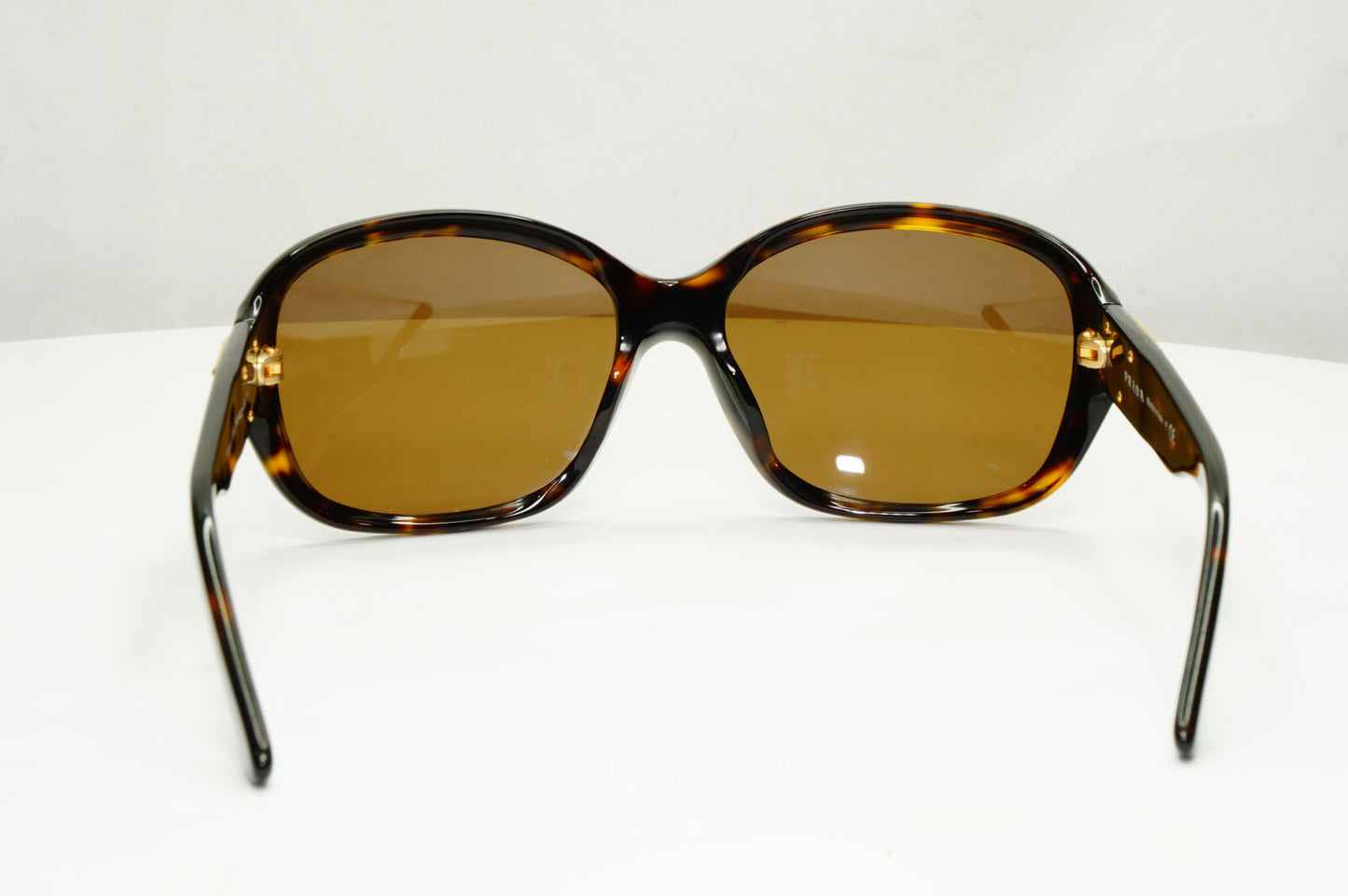 Prada 2011 Triangle Logo Sunglasses Brown Gold PR10MS SPR 10M 2AU-8C1 141122