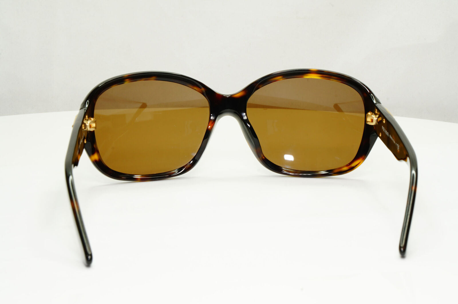 Prada 2011 Triangle Logo Sunglasses Brown Gold PR10MS SPR 10M 2AU-8C1 141122