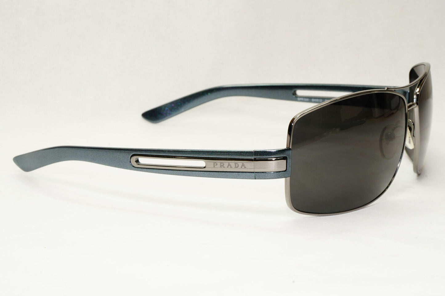 Prada Sunglasses 2011 Grey Metallic Silver Wrap PR54IS SPR 54I 5AV-4S1 131223