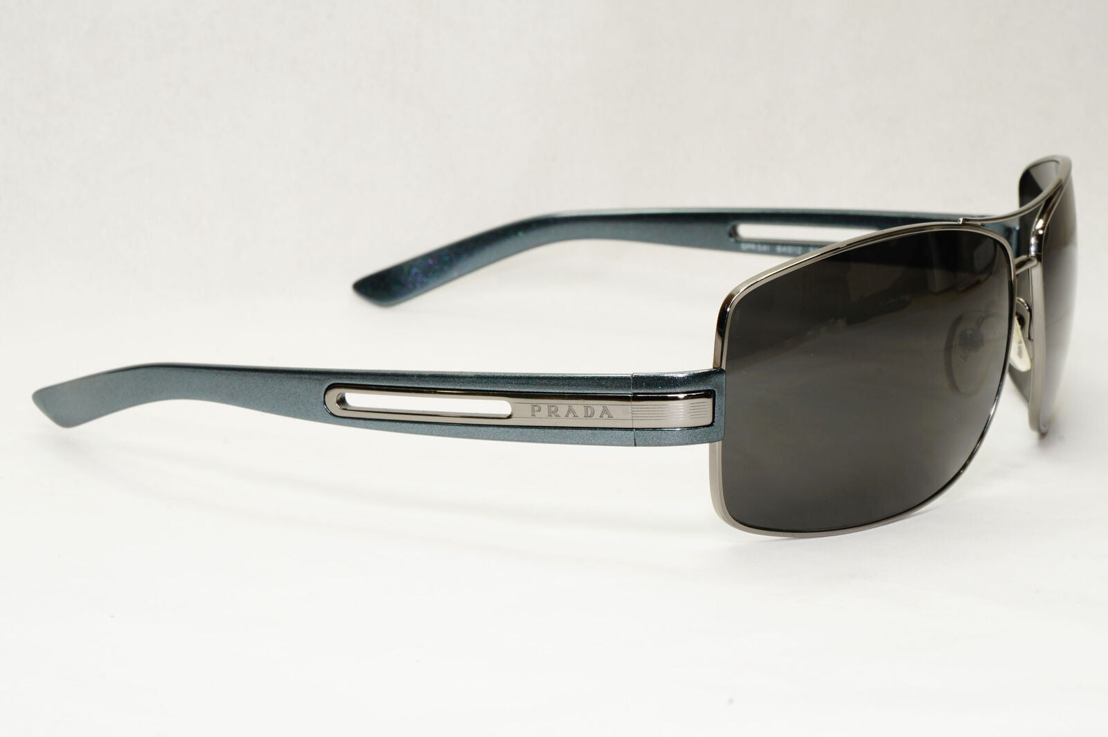 Prada Sunglasses 2011 Grey Metallic Silver Wrap PR54IS SPR 54I 5AV-4S1 131223