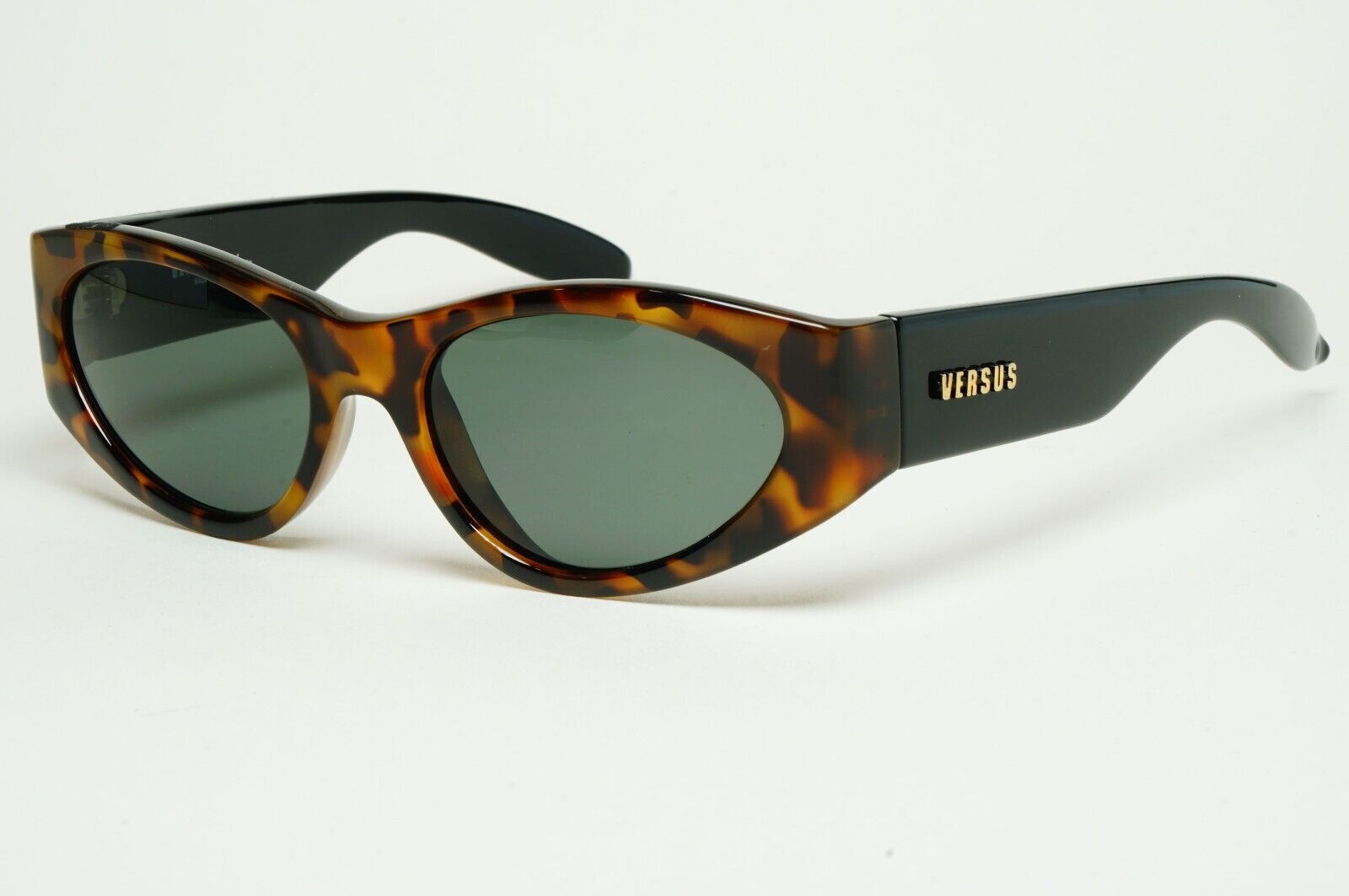 Versus Sunglasses 1996 by Gianni Versace Vintage Brown Black MOD E01 COL 239