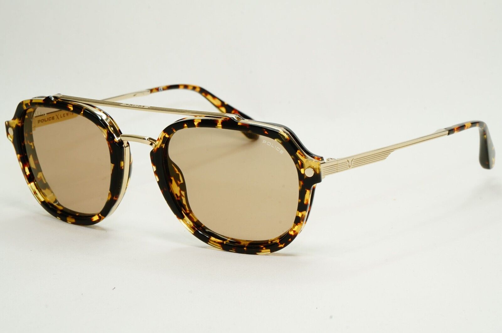 Police Lewis Hamilton F1 Sunglasses Brown Gold 52mm 05 SPL A26 COL 594G B 270924