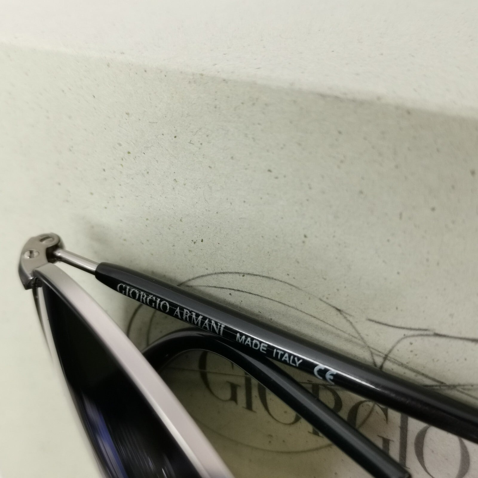 Giorgio Armani 1997 Vintage Sunglasses Blue Mirror Glass Silver 627 815/35 51mm