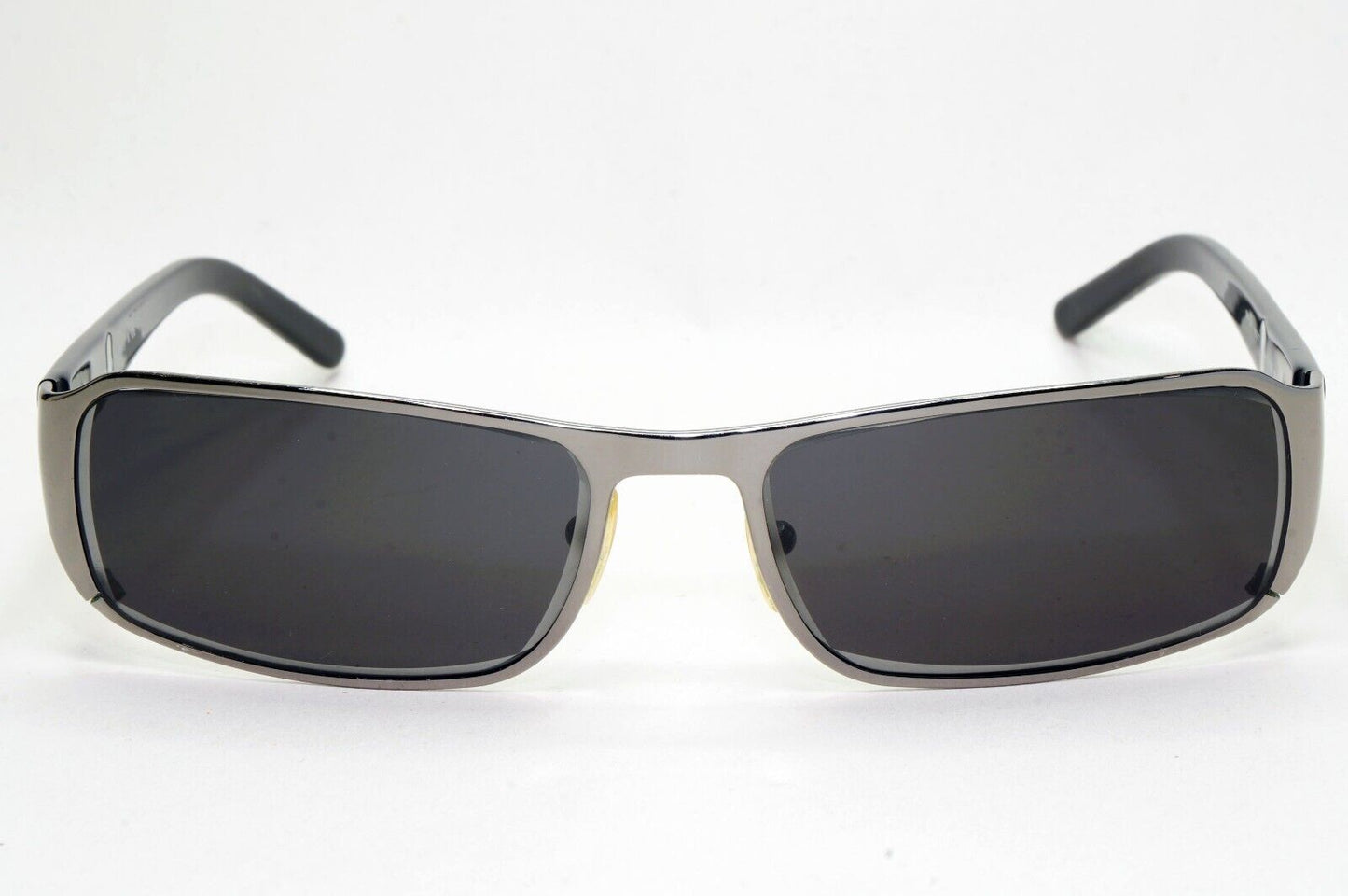 Prada Sunglasses 2006 Gunmetal Black Rectangle PR52FS SPR 52F 5AV-1A1 081024