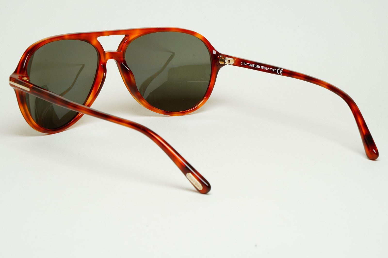 Tom Ford Sunglasses Jared Brown Tortoise Green Pilot FT0331 TF 331 52N 58mm