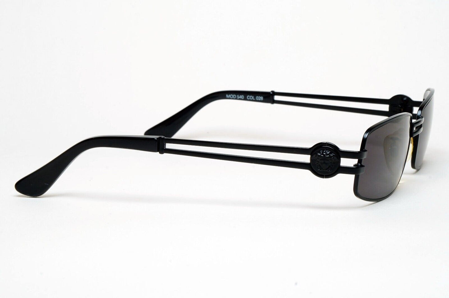 Gianni Versace Sunglasses 1996 Vintage Black Medusa MOD S40 COL 028 100225