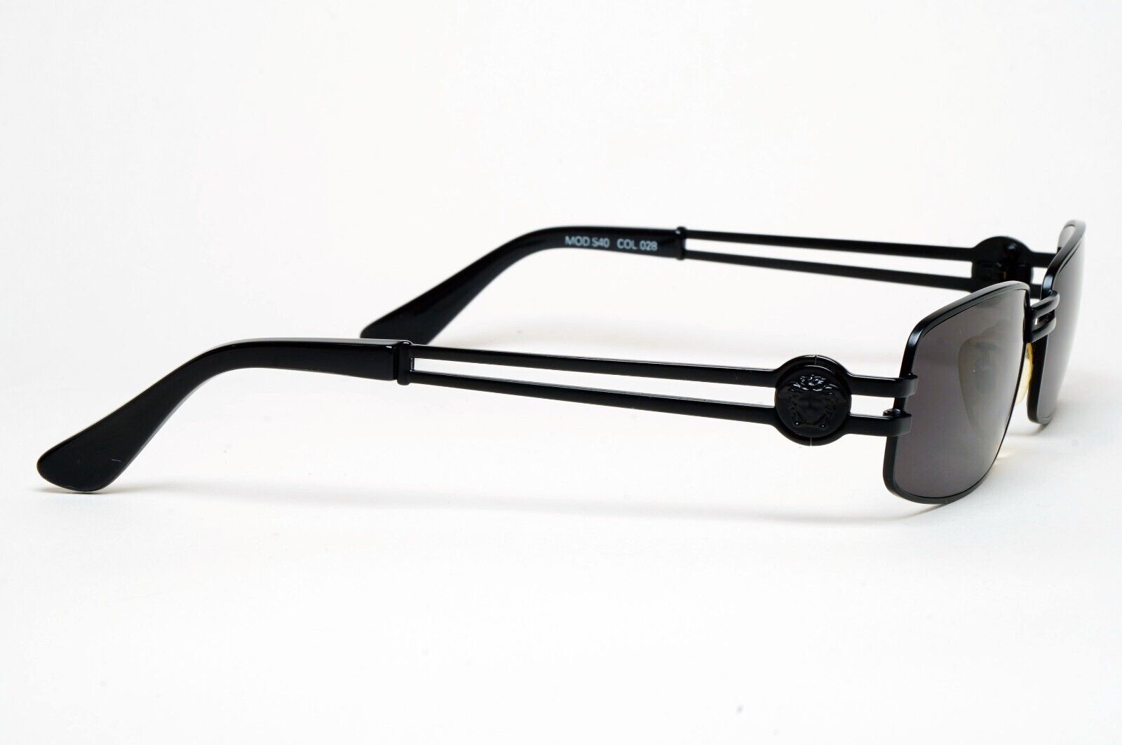 Gianni Versace Sunglasses 1996 Vintage Black Medusa MOD S40 COL 028 100225