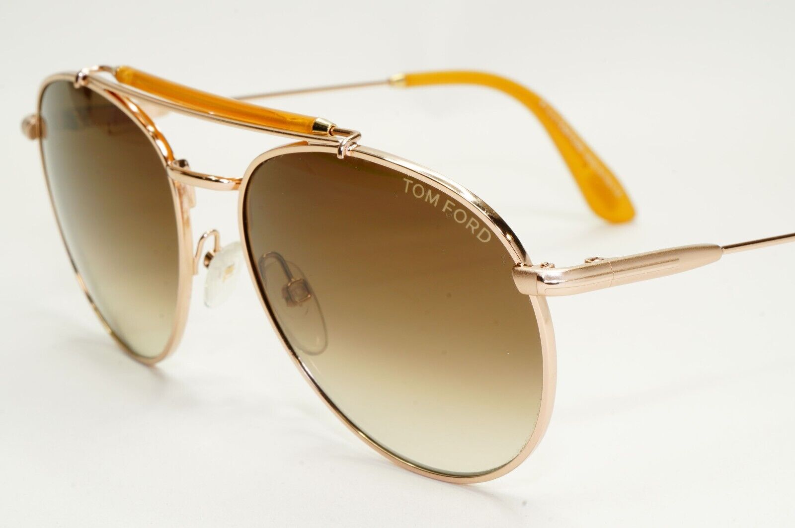 Tom Ford Sunglasses Colin Gold Brown Gradient Small Pilot TF 338 28F FT0338