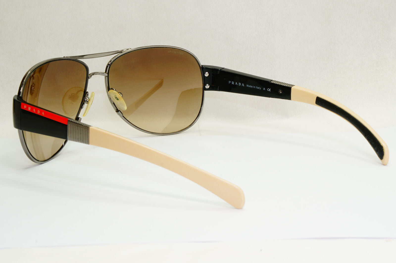 Prada Sunglasses 2006 Vintage Pilot Brown Black PS51HS SPS 51H 5AV-6S1 130224