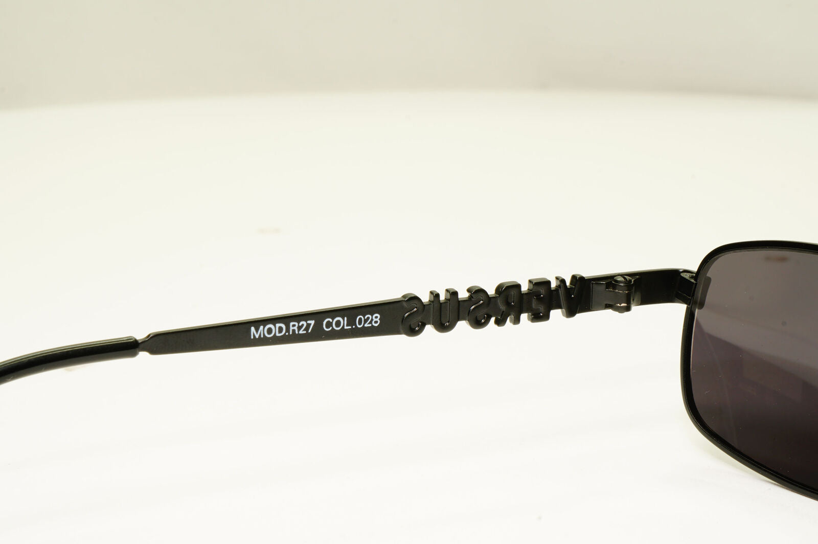 Versus 1995 Vintage Black Metal Sunglasses Gianni Versace MOD R27 COL 028