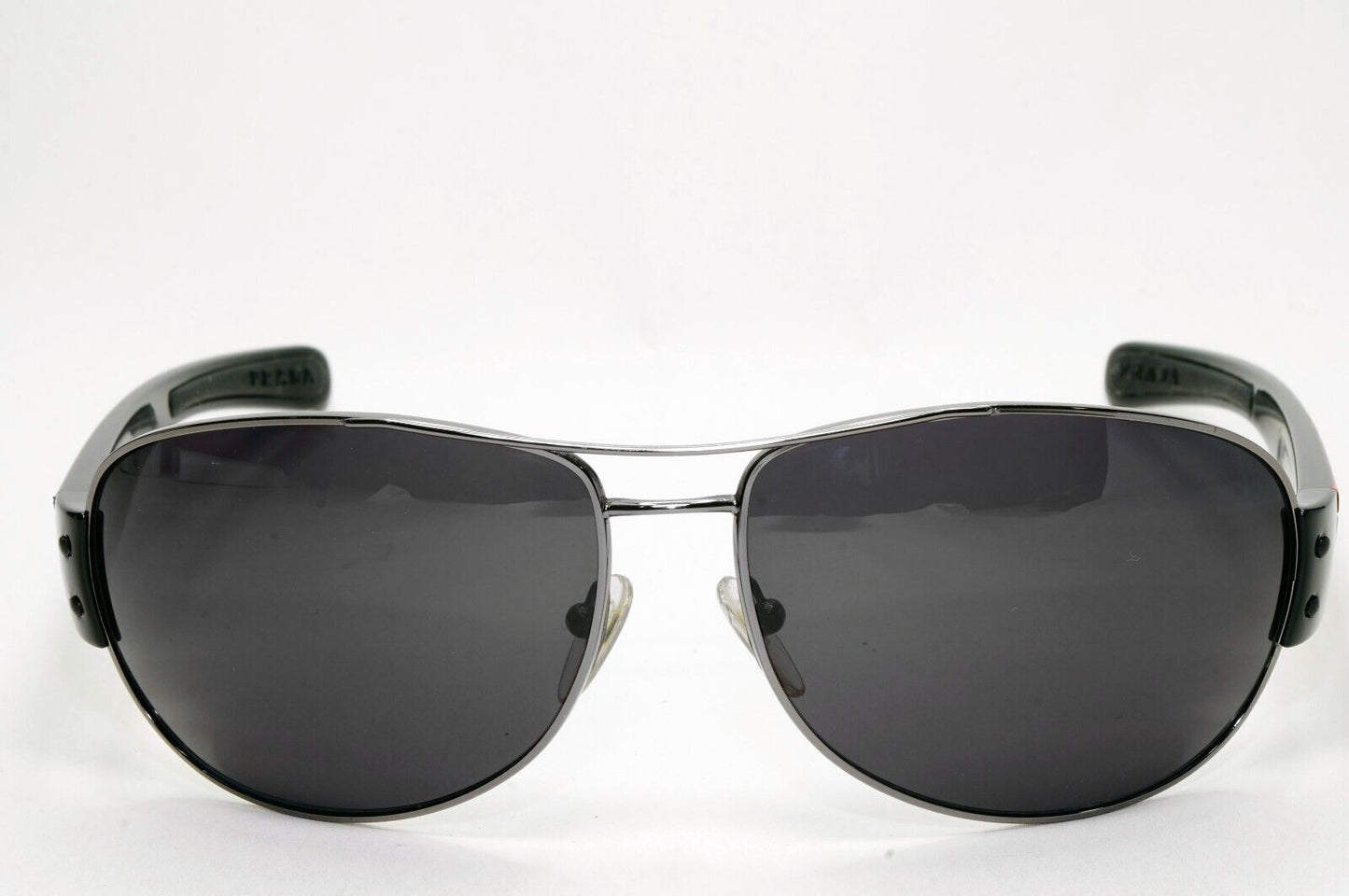 Prada Sunglasses 2006 Vintage Black Gunmetal Pilot PR52GS SPR 52G 5AV-1A1 081124