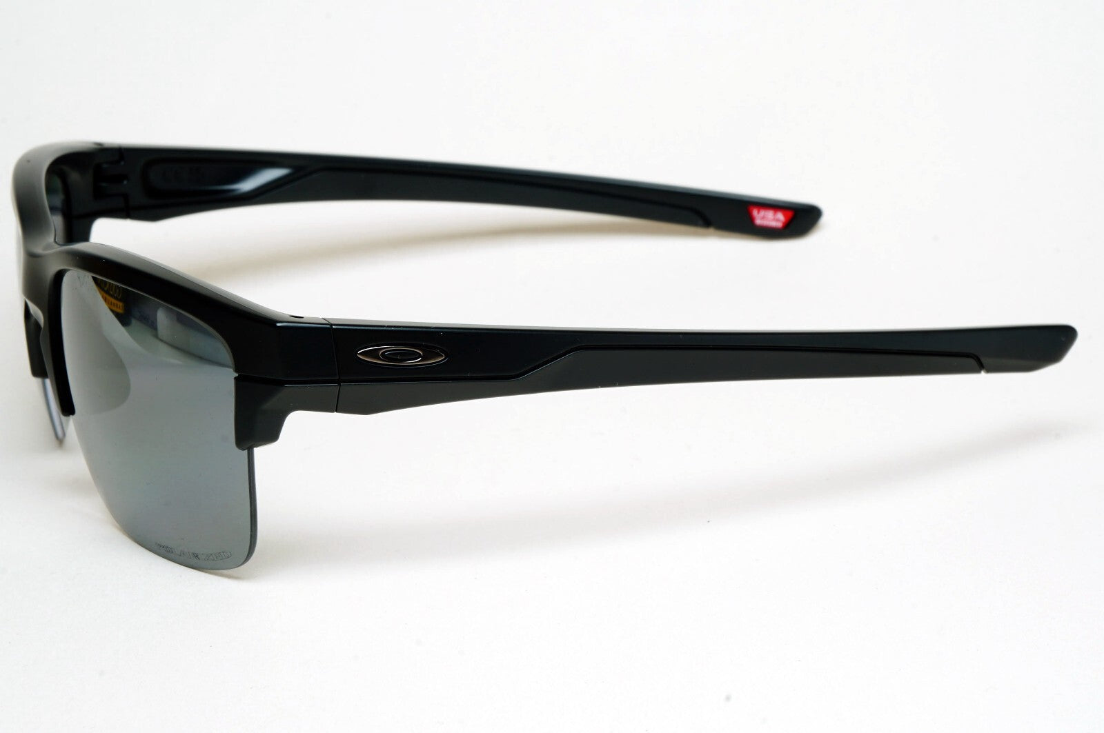 Oakley Sunglasses Polarized Thinklink Black Matte Iridium Grey Square OO 9316 11