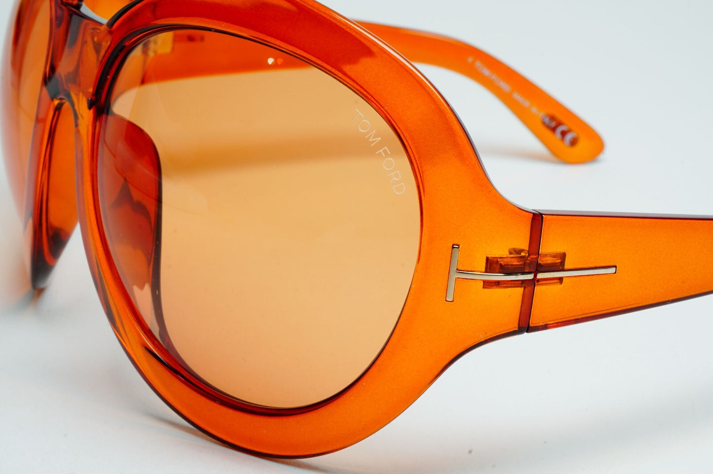 Tom Ford Sunglasses Serena-02 Brown Honey Ski Large Oversized FT0886 TF 886 45E