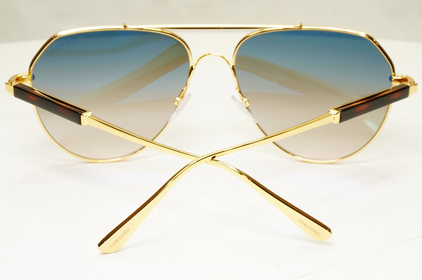 Tom Ford Sunglasses Andes Gold Pilot Metal Brown Grey FT0670 TF 670 30B 61mm