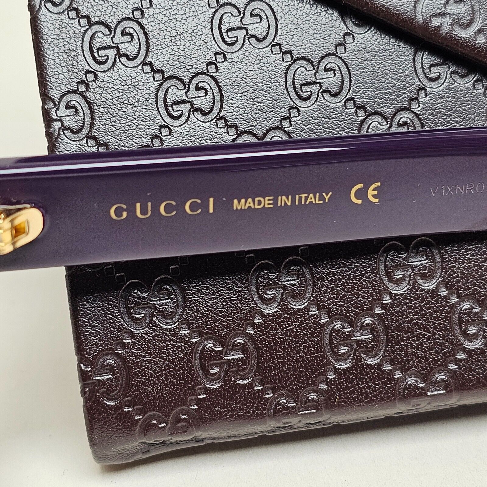 Gucci Sunglasses 2022 Dark Purple Brown Square GG1133S 002 52mm 280125